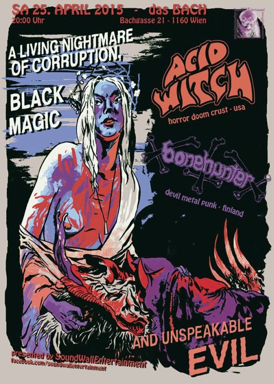 Acid Witch Wien flyer