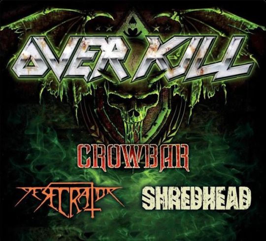 Overkill Crowbar tour flyer